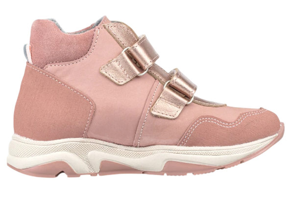 Ботинки из кожи для девочки / Коричневый / 21