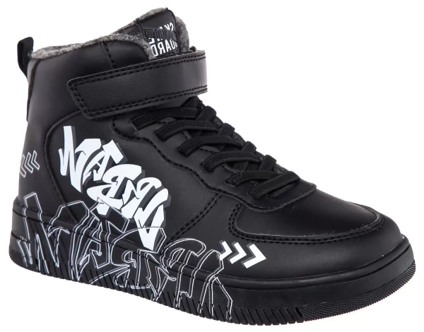 Кроссовки утепленные для мальчика / Черный / 32