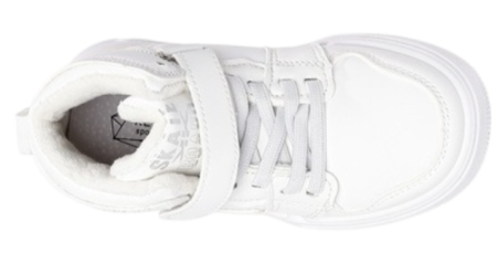 Кроссовки утепленные для девочки / Белый / 32