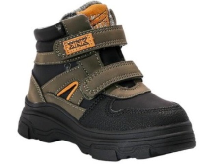 Ботинки на липучках для мальчика / Зеленый / 23