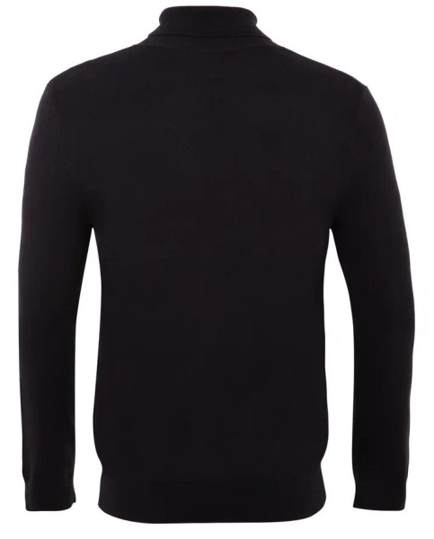 Водолазка прямого кроя мужская / Черный / 48