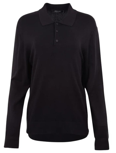 Джемпер прямого кроя мужской / Черный / 48