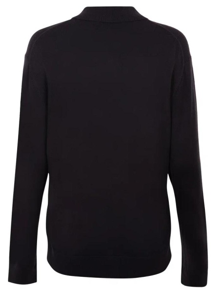 Джемпер прямого кроя мужской / Черный / 48