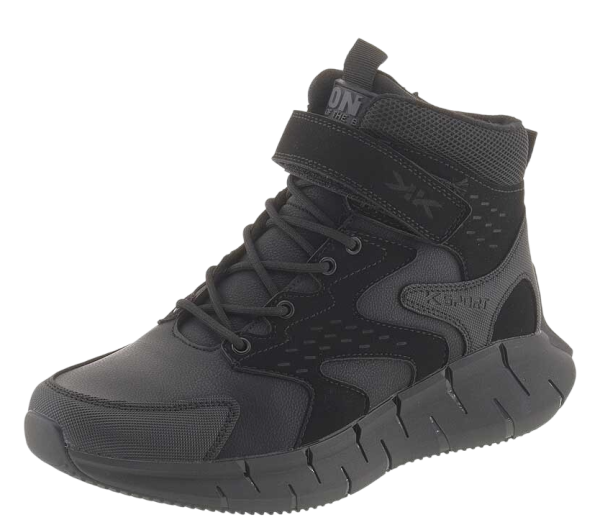 Кроссовки утепленные для мальчика / Черный / 36