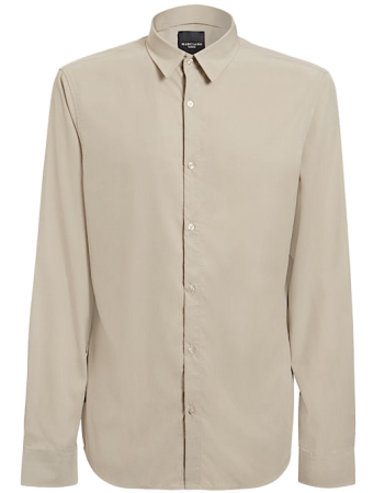 Рубашка мужская прямого кроя / Зеленый / 56