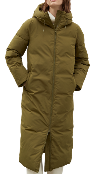 Пальто утепленное женское / Хаки / 42