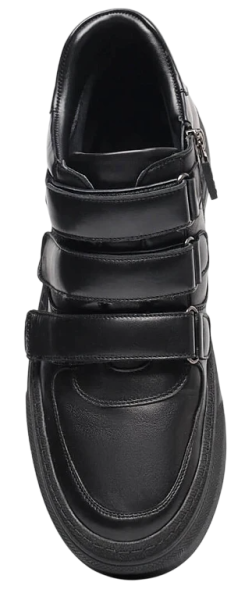 Кеды кожаные мужские / Черный / 41