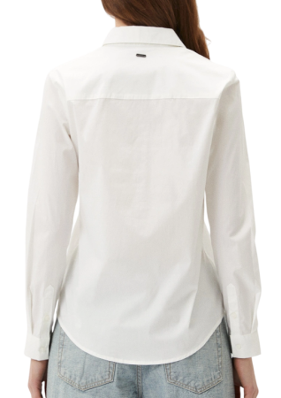 Блуза приталенного женская / Белый / 46