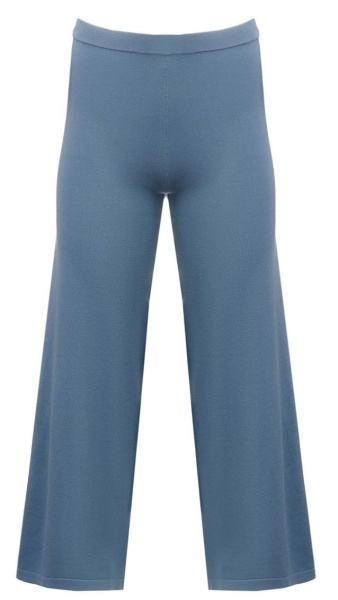 Брюки-кюлоты трикотажные женские / Зеленый / 42