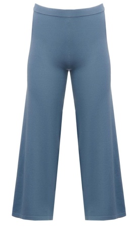 Брюки-кюлоты трикотажные женские / Зеленый / 42