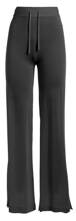 Брюки прямого кроя женские / Черный / 40