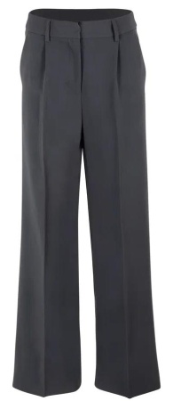 Брюки свободного кроя женские / Темно-серый / 50