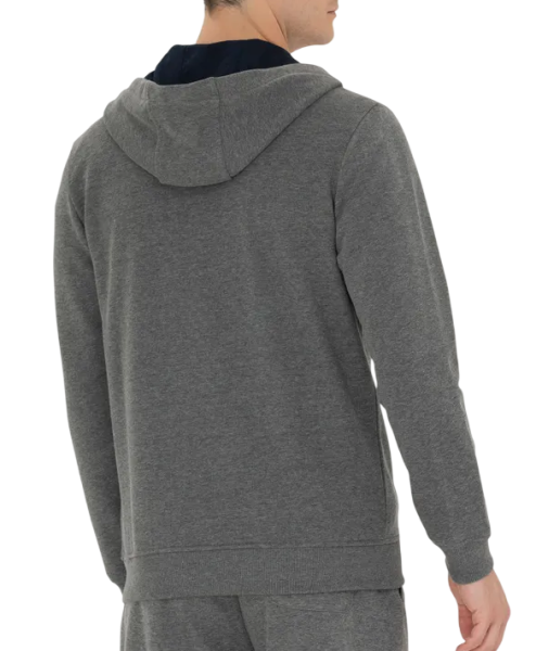 Толстовка с логотипом мужская / Темно-серый / 46