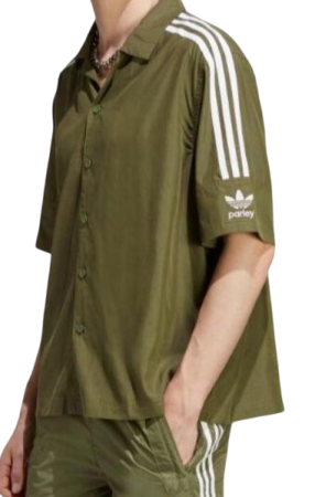 Рубашка с логотипом мужская / Зеленый / 46