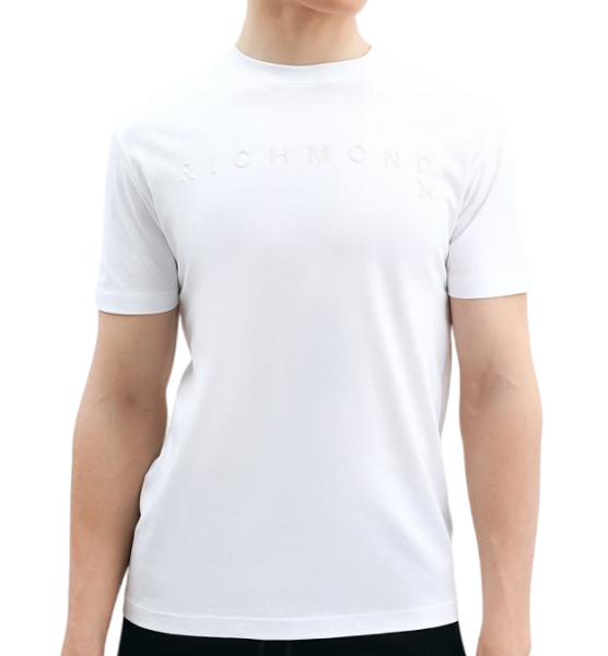 Футболка хлопковая мужская / Белый / 54