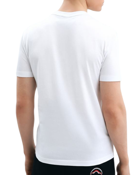 Футболка хлопковая мужская / Белый / 54