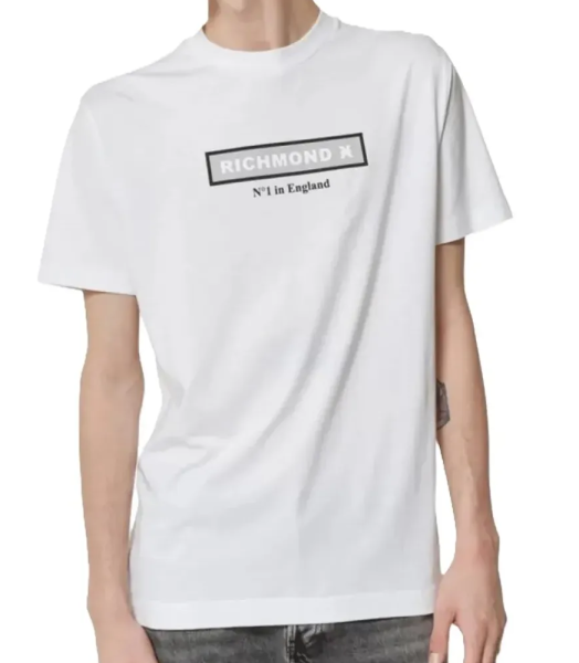 Футболка хлопковая мужская / Белый / 54