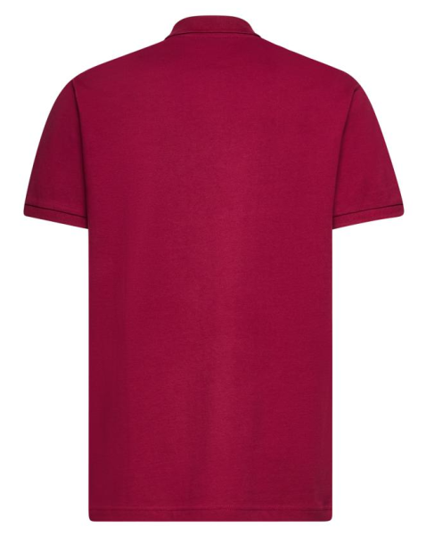 Поло хлопковое мужское / Бордовый / 54