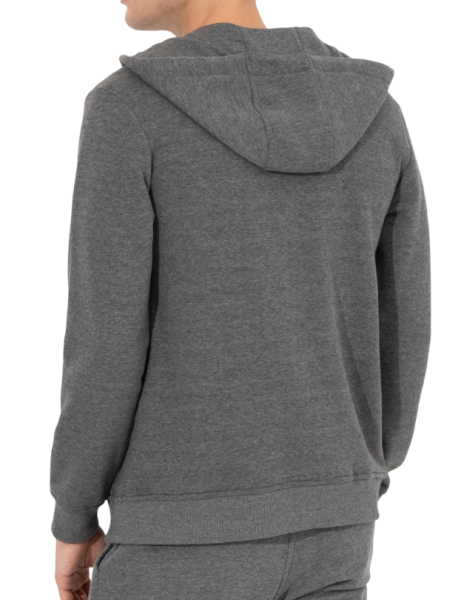 Толстовка на молнии мужская / Темно-серый / 44