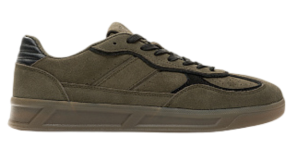 Кеды из замши мужские / Хаки / 44