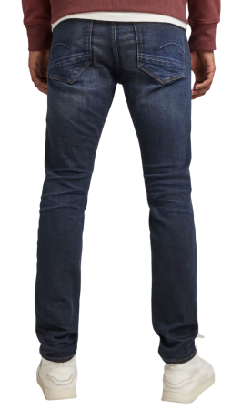 Джинсы скинни мужские / Тёмно-синий / 48