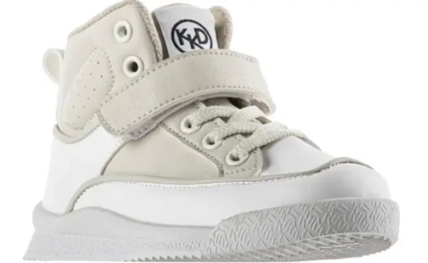 Ботинки из экокожи для девочки / Бежевый / 26