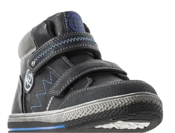 Ботинки из экокожи для мальчика / Черный / 29