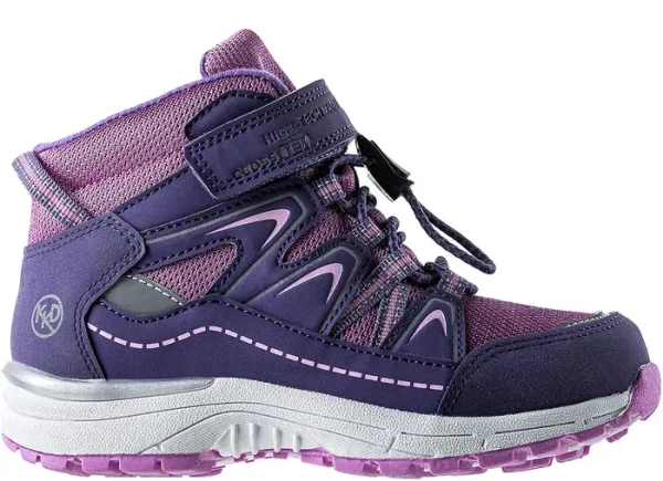 Ботинки из экокожи для девочки / Фиолетовый / 33