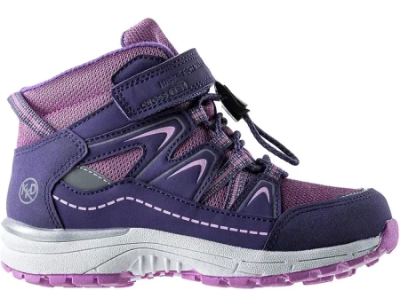 Ботинки из экокожи для девочки / Фиолетовый / 33