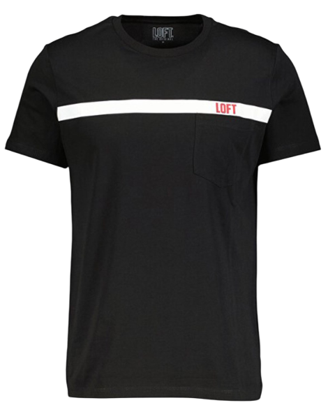 Футболка с логотипом мужская / Черный / 48