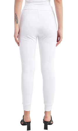 Брюки-джоггеры с логотипом женские / Белый / 44