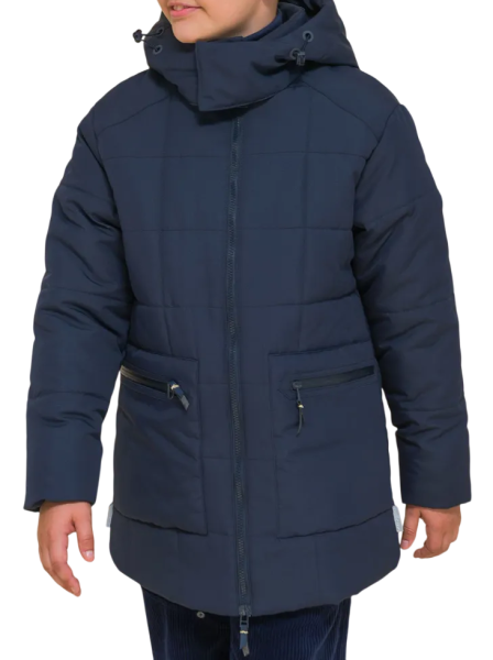 Куртка утепленная для мальчика / Тёмно-синий / 110