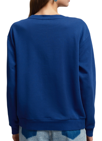 Свитшот с принтом женский / Синий / 46