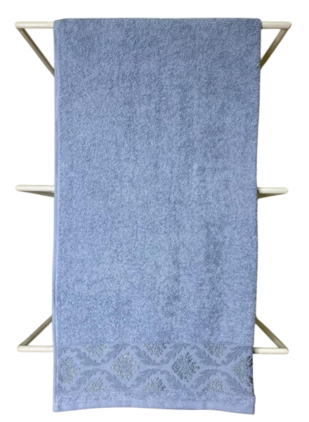 Полотенце из хлопка, 70х130 см  / Серый / 70х130