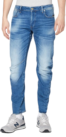 Джинсы зауженные мужские / Синий / 44