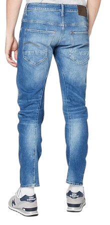 Джинсы зауженные мужские / Синий / 44