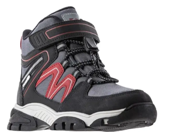 Ботинки на липучке для мальчика / Серый / 31