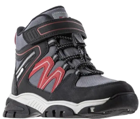 Ботинки на липучке для мальчика / Серый / 33