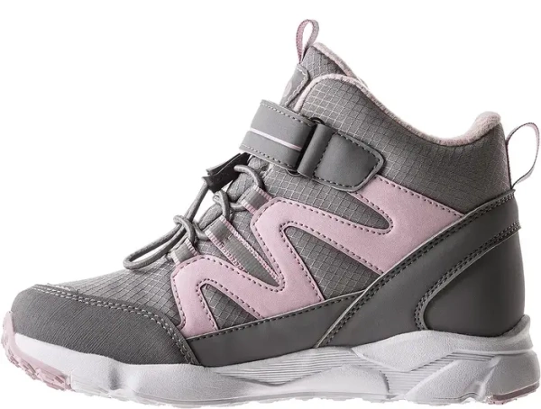 Ботинки на липучке для девочки / Серый / 34