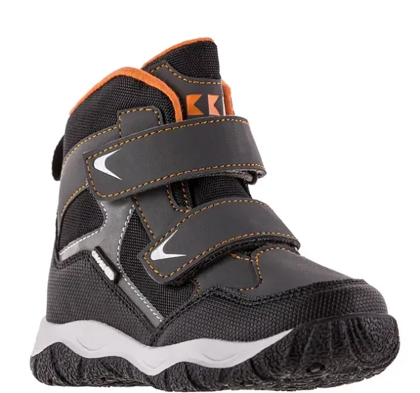 Ботинки на липучках для мальчика / Серый / 30