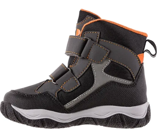 Ботинки на липучках для мальчика / Серый / 30