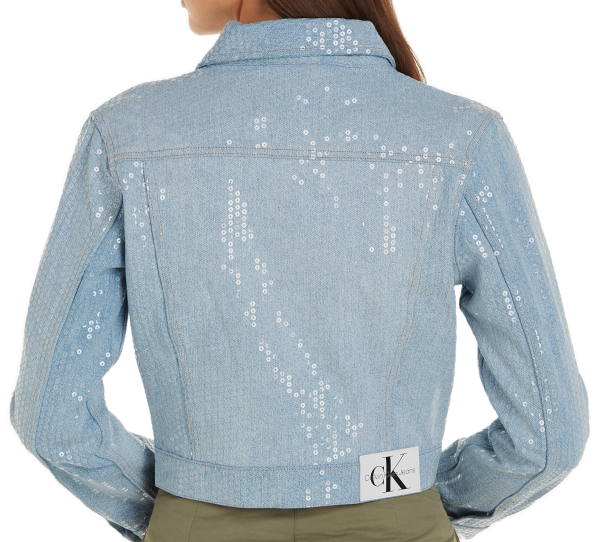 Куртка с принтом женская / Голубой / 42