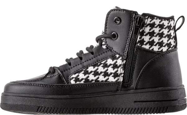 Ботинки на молнии для девочки / Черный / 33