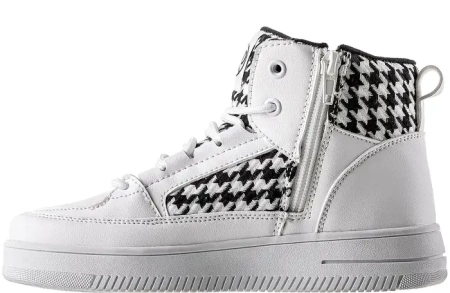 Ботинки на молнии для девочки / Белый / 32