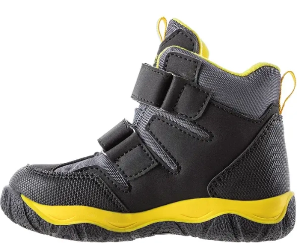 Ботинки на липучах для мальчика / Черный / 25