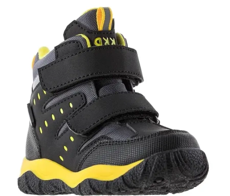 Ботинки на липучах для мальчика / Черный / 26