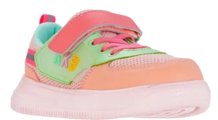 Кеды на липучке для девочки / Розовый / 31