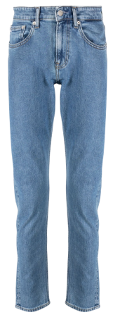 Джинсы зауженные мужские / Синий / 44