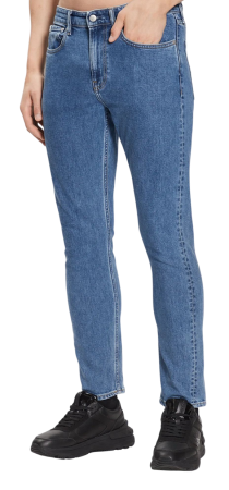 Джинсы зауженные мужские / Синий / 44
