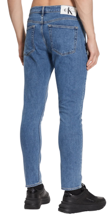 Джинсы зауженные мужские / Синий / 44